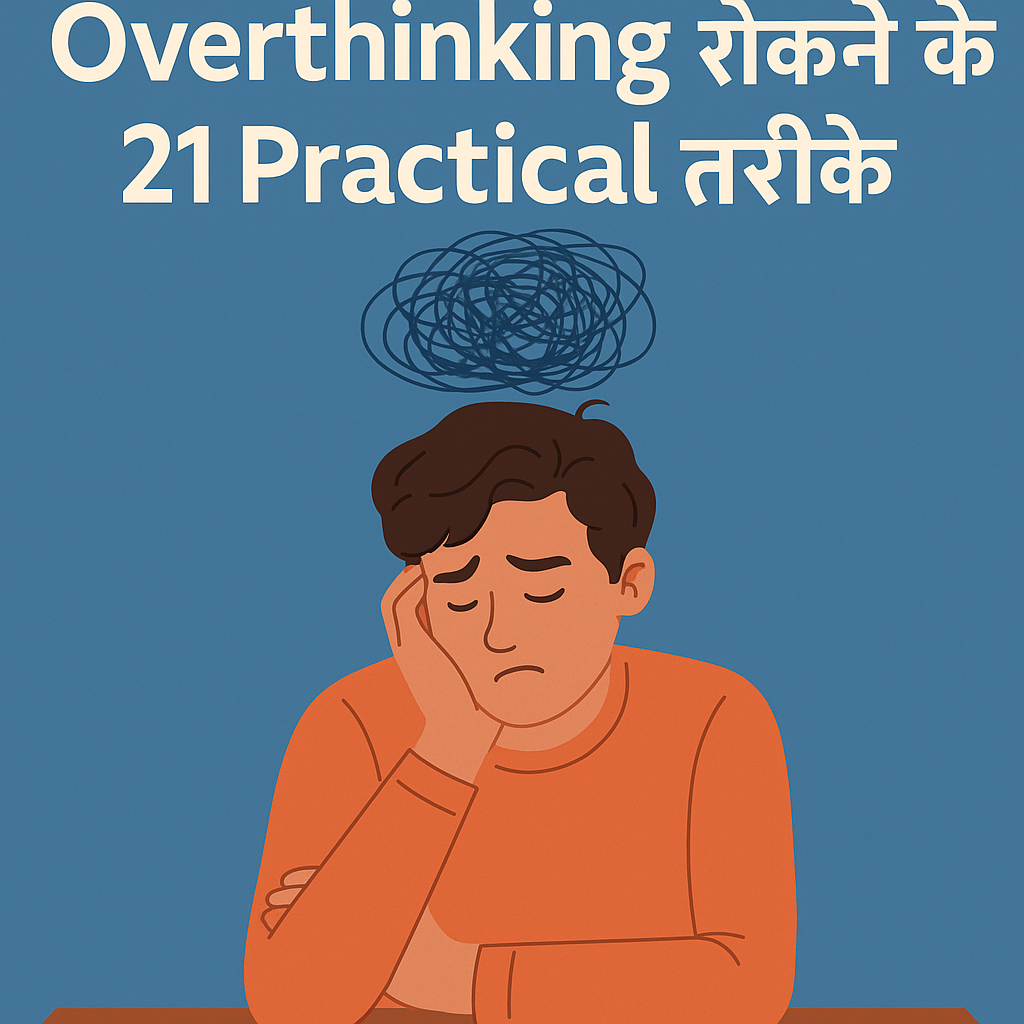 21 Practical Ways To Stop Overthinking in Hindi