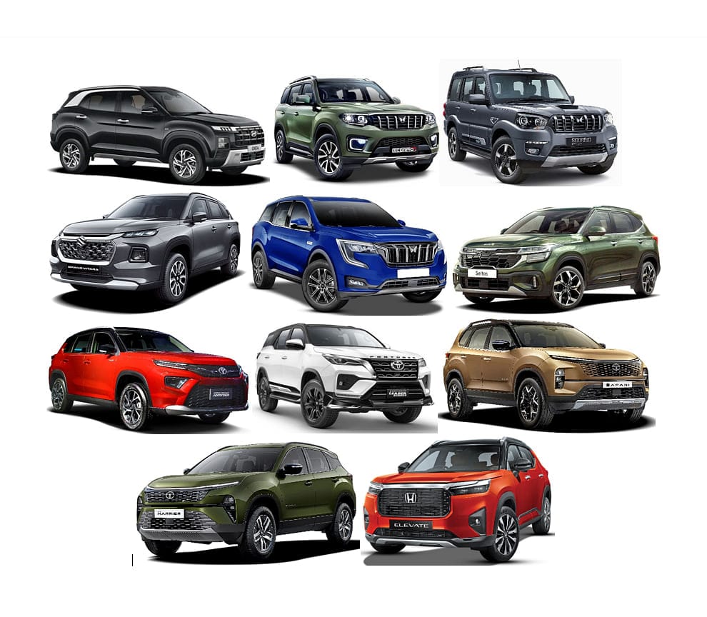 Top 10 Midsize SUVs August 2025